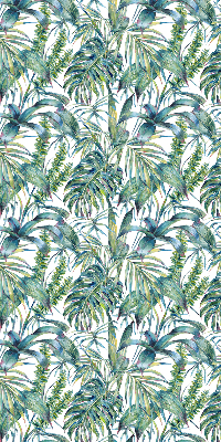 Fabric roller blind Tropical leaves