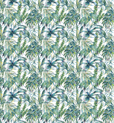 Fabric roller blind Tropical leaves