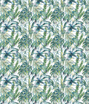 Fabric roller blind Tropical leaves