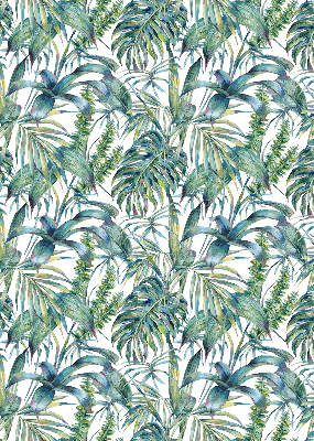 Fabric roller blind Tropical leaves