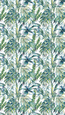 Fabric roller blind Tropical leaves