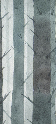Modern roller blind Trees