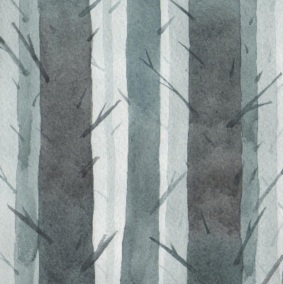 Modern roller blind Trees