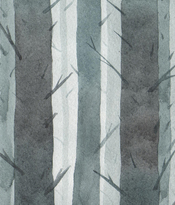 Modern roller blind Trees