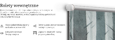 Modern roller blind Trees