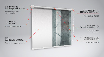 Modern roller blind Trees