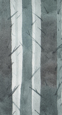 Modern roller blind Trees