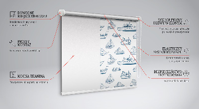 Fabric roller blind Ships