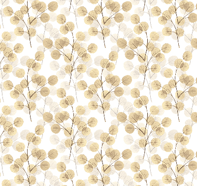 Modern roller blind Yellow branches