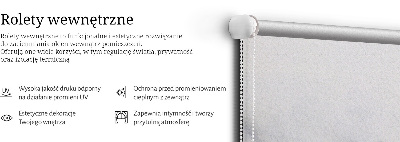 Modern roller blind Misty mountains
