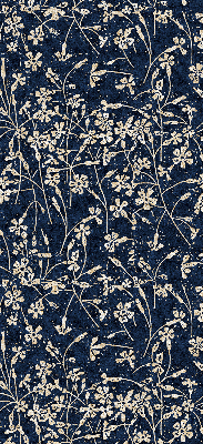 Roller blind for large window Flowers
