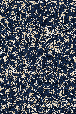 Roller blind for large window Flowers