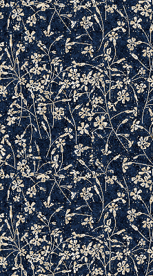 Roller blind for large window Flowers
