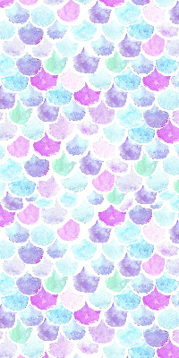 Fabric roller blind Colorful scales