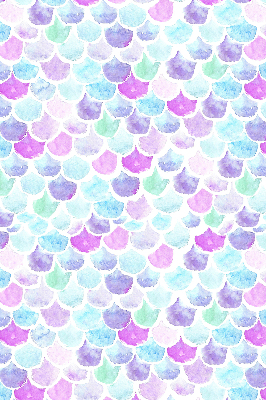 Fabric roller blind Colorful scales
