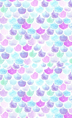 Fabric roller blind Colorful scales
