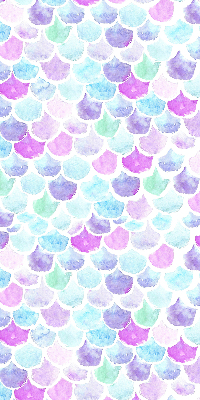Fabric roller blind Colorful scales