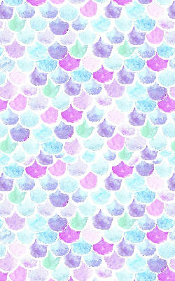 Fabric roller blind Colorful scales