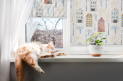Roller blind for large window Blocks