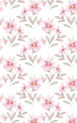 Fabric roller blind Pink flowers