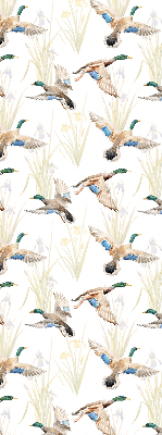 Fabric roller blind Flying ducks