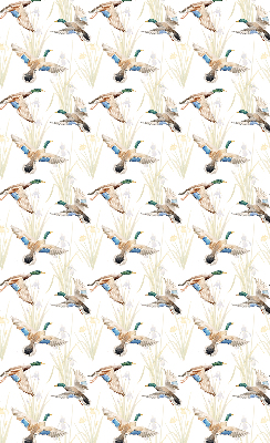 Fabric roller blind Flying ducks