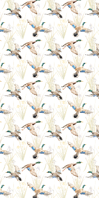 Fabric roller blind Flying ducks