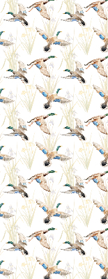 Fabric roller blind Flying ducks