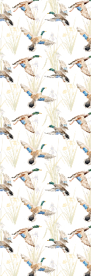 Fabric roller blind Flying ducks