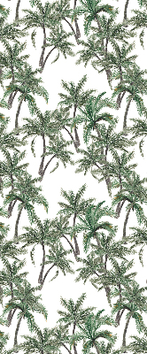 Fabric roller blind Palm trees