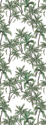 Fabric roller blind Palm trees