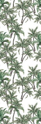 Fabric roller blind Palm trees