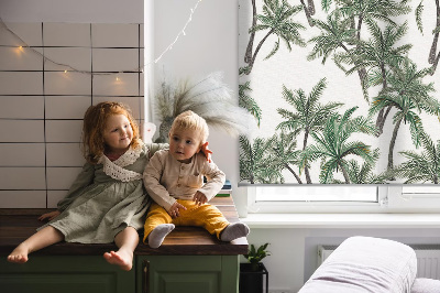 Fabric roller blind Palm trees
