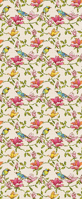 Modern roller blind Birds on flowers