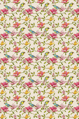 Modern roller blind Birds on flowers