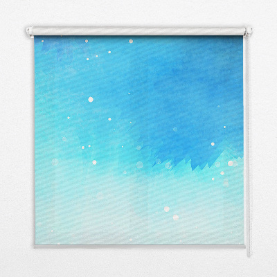Modern roller blind Northern lights