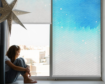 Modern roller blind Northern lights