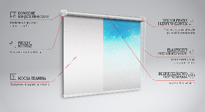 Modern roller blind Northern lights