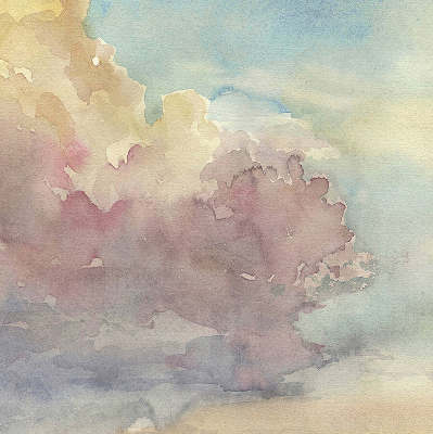 Fabric roller blind Colorful sky