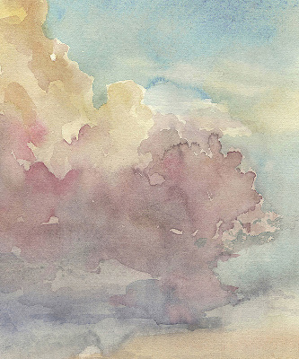 Fabric roller blind Colorful sky