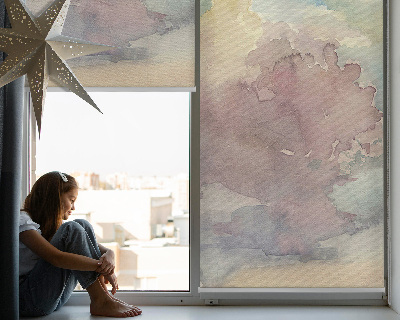 Fabric roller blind Colorful sky