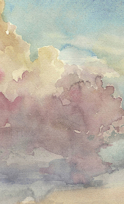 Fabric roller blind Colorful sky