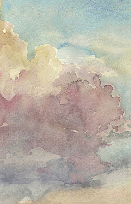 Fabric roller blind Colorful sky