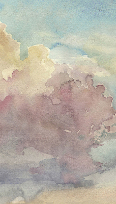 Fabric roller blind Colorful sky