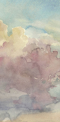 Fabric roller blind Colorful sky