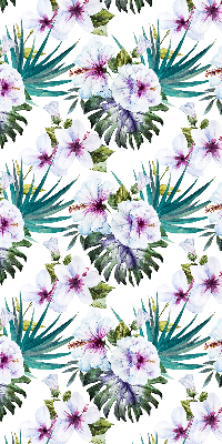 Fabric roller blind Flowers