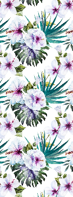Fabric roller blind Flowers
