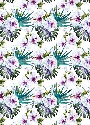 Fabric roller blind Flowers