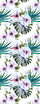 Fabric roller blind Flowers