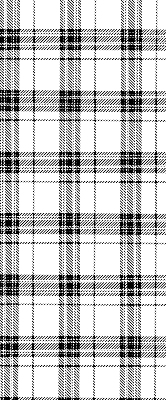 Modern roller blind Gray tartan